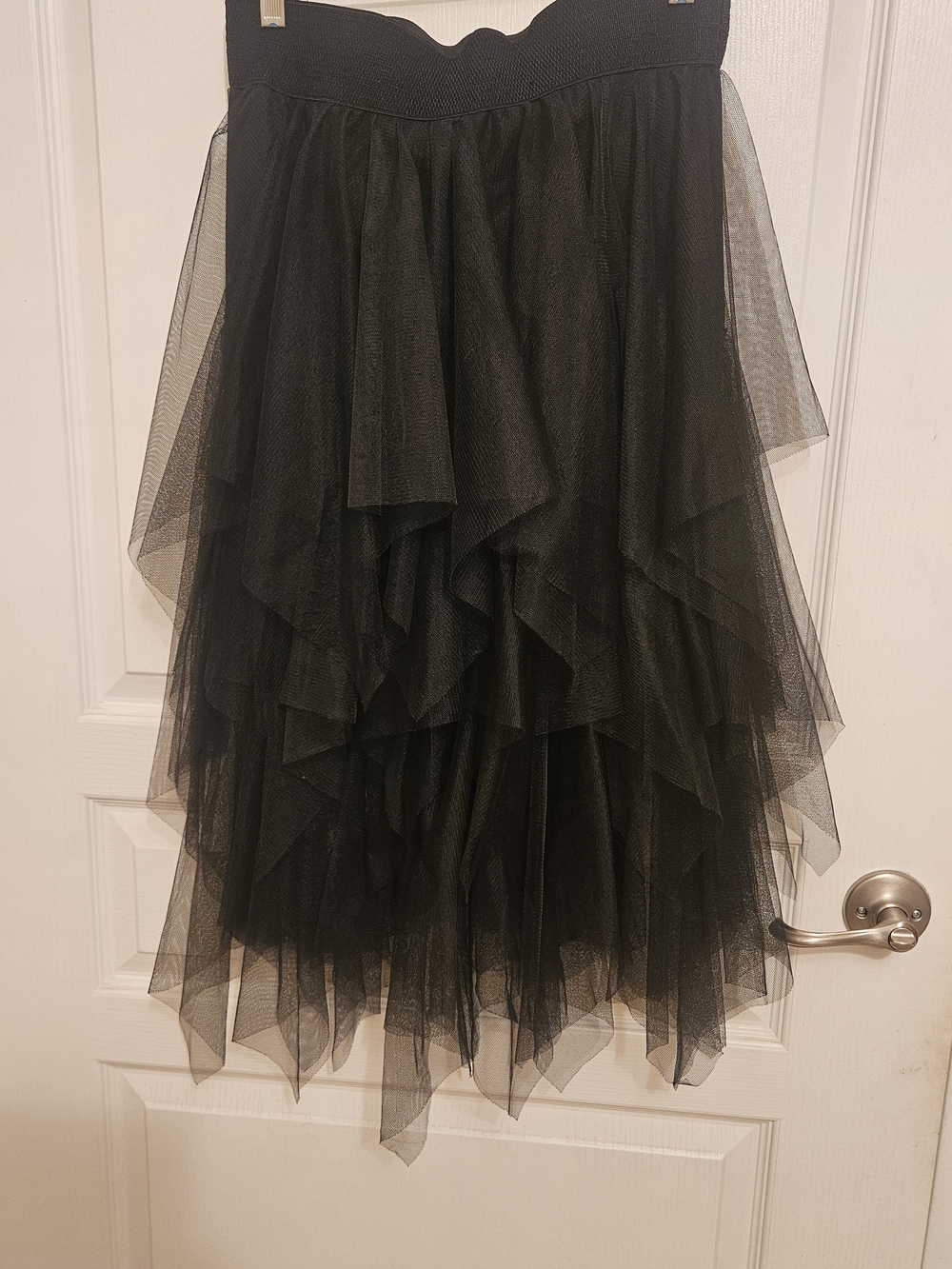 Black Layered Tulle Skirt - Women's